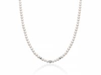 Collana Miluna Donna COLLANE PERLE BOULE E FANTASIA in Oro Perla PCL6411